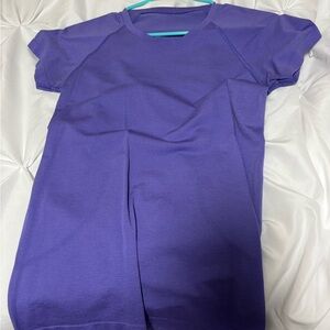 Purple lululemon swiftly tech t shirt